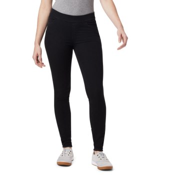 Columbia Pinnacle Peak Twill, Leggings Negros Azules Para Mujer | 364851-XZD